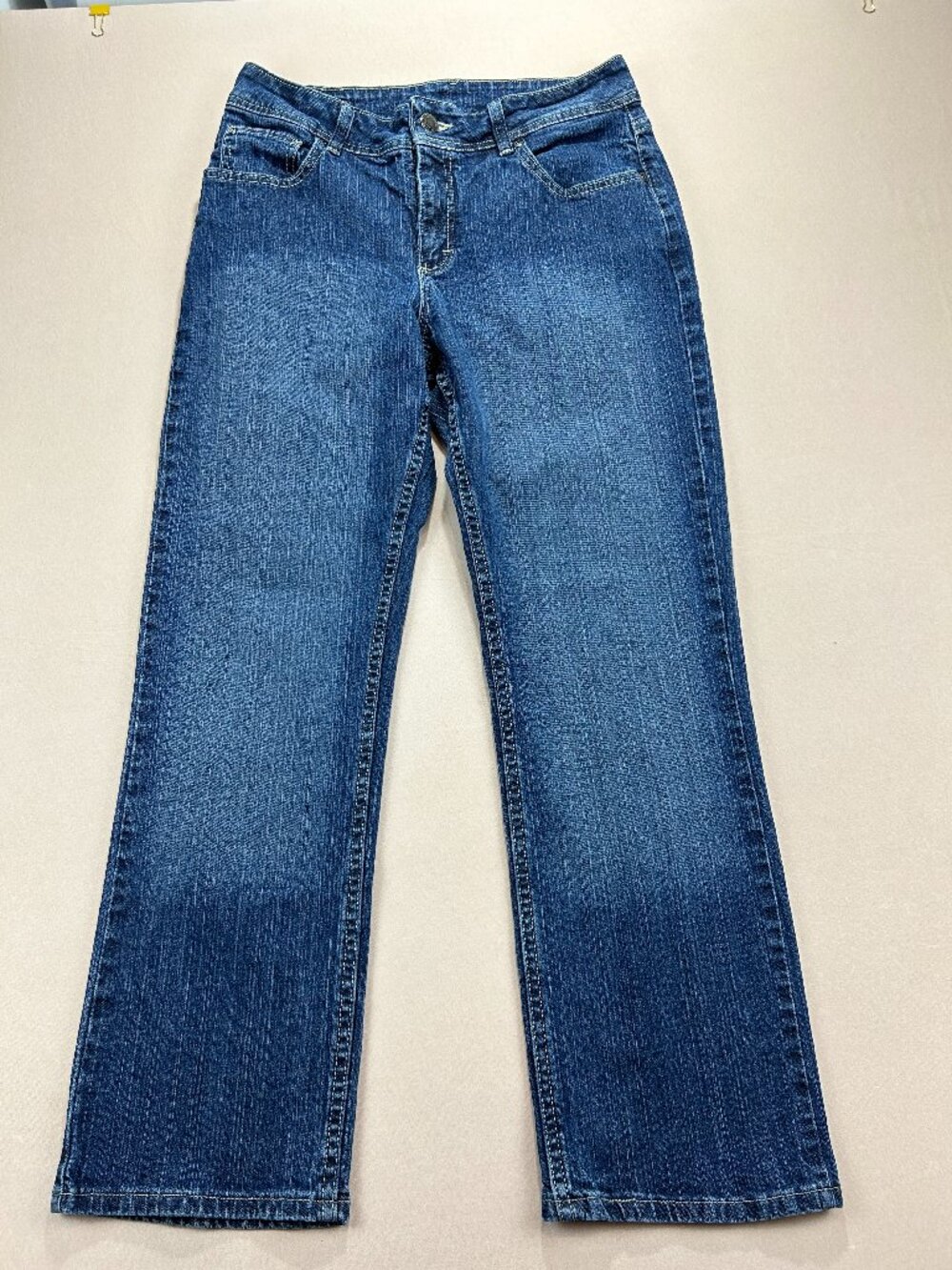 Riders by Lee Jeans Women's Size 10 Blue Denim Mid Rise Straight Stretch